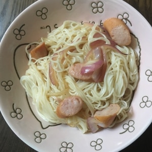 簡単☆そうめんチャンプルー